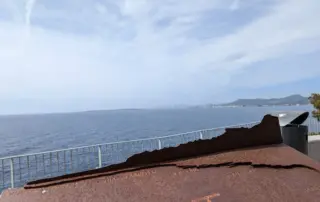 Aussichtsplattform Cap del Pinar Metalkarte