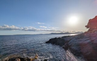 Ausblick aufs Meer Costa dels Pins